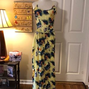 Hawaiian Print Jumpsuit